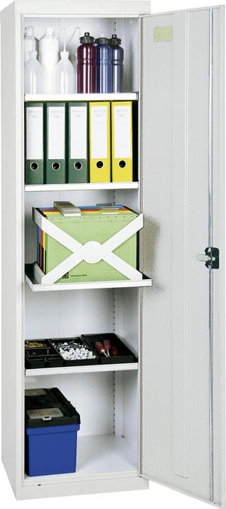 Produktbild Stumpf Werkzeugschrank B500xT500xH1800 mm RAL7035 4 Wannenböden (50 cm, 180 cm)
