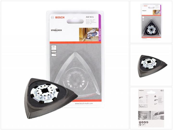 Immagine prodotto Bosch Professional Zubehör Piastra di rettifica a cambio rapido 93mm AVZ 93 G