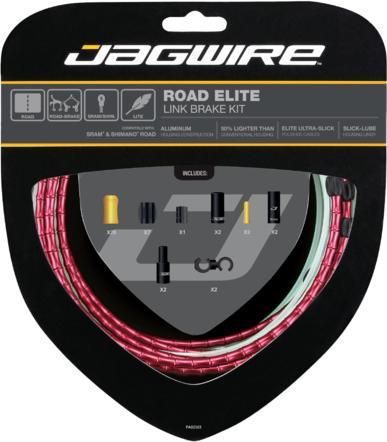Produktbild Jagwire RCK701 Road Elite Link Brake Kit, silver (Bremssattel)