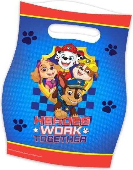 Actual product image Paw Patrol Pat' Patrol birthday gift bags (Gift bag, 8 x)