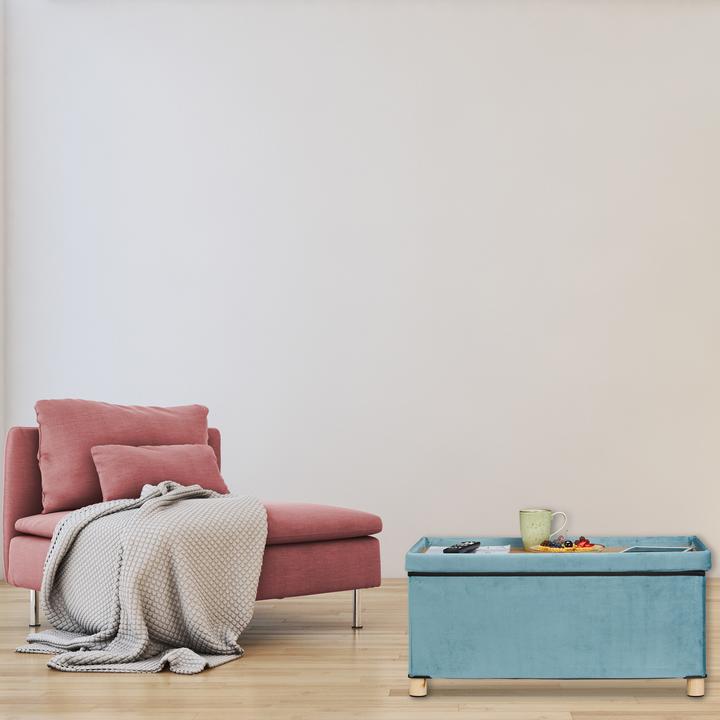 Immagine prodotto Relaxdays Cassapanca con-vassoio (76 cm)