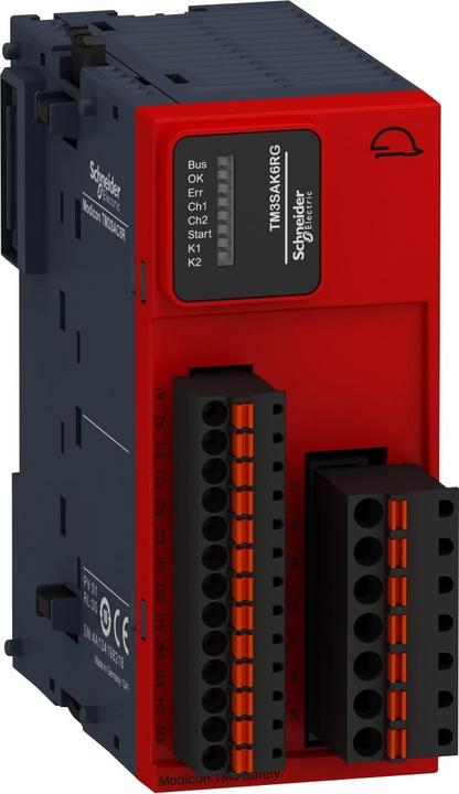 Produktbild Schneider Electric Safety Module For Plc Tm2xx, 3 Functions