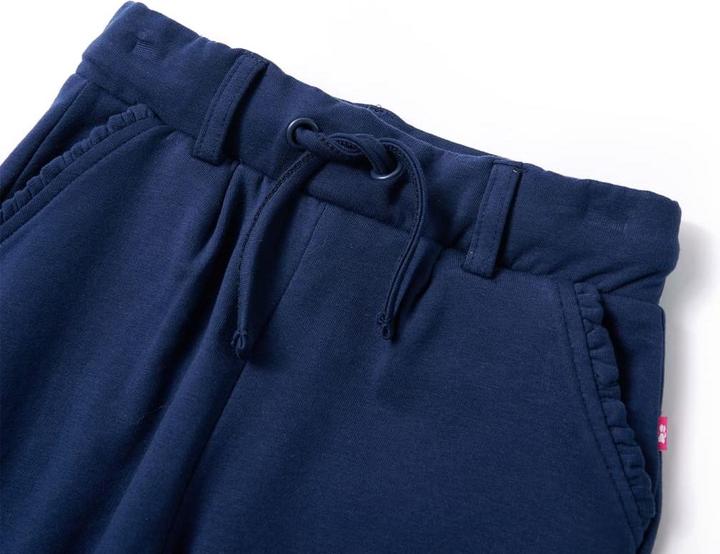 Produktbild VidaXL Kinderhose mit Kordelzug Marineblau 140,Material: 95 (140)