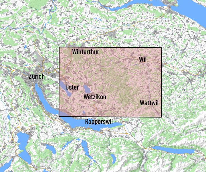 Actual product image Ride Trail Map Zurich Oberland