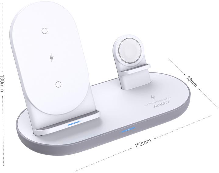 Immagine prodotto Aukey LC-A3 3 in 1 Stazione di ricarica Aircore (15 W)