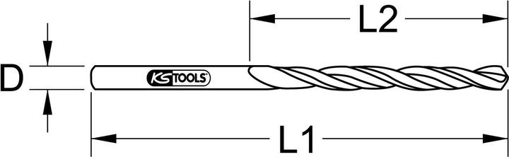 Produktbild KS Tools HSS-R Spiralbohrer (3.6 Millimeter)