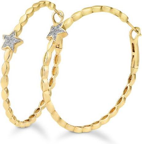 Image du produit Breuning BIJOUX DE L'OREILLE - BRILLE. 0,17 Ct. H/si (Or 750/18 K)