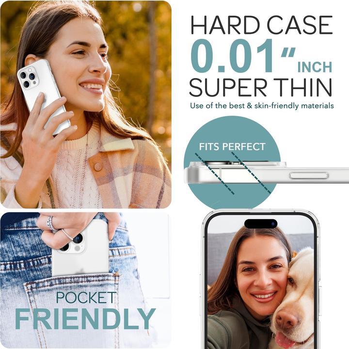 Produktbild Nalia Extrem Dünnes 0,3mm Mattes Hardcase (Apple iPhone 16 Pro)