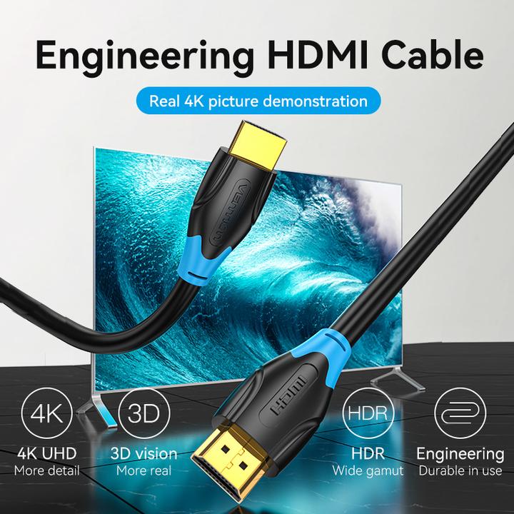 Actual product image Vention HDMI (Type A) - HDMI (Type A) (10 m, HDMI)