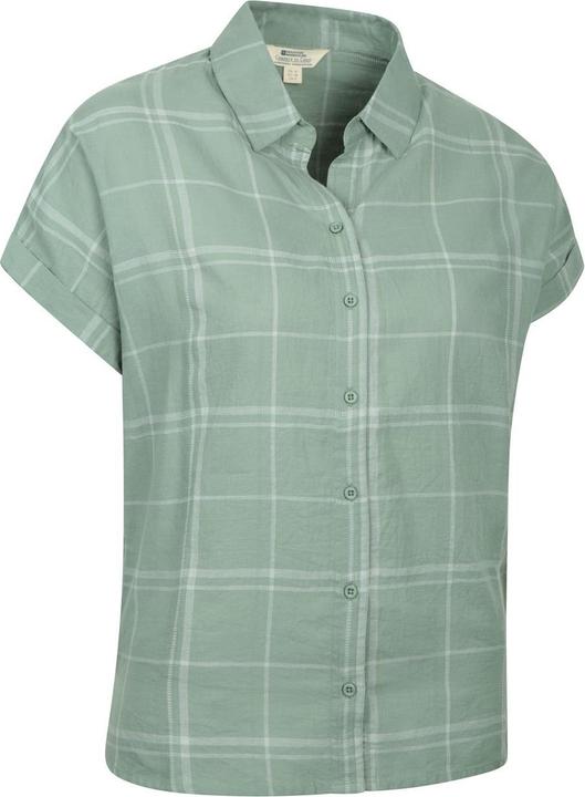 Actual product image Mountain Warehouse Womens/Ladies Palm Checked Relaxed Fit Shirt (36 D)