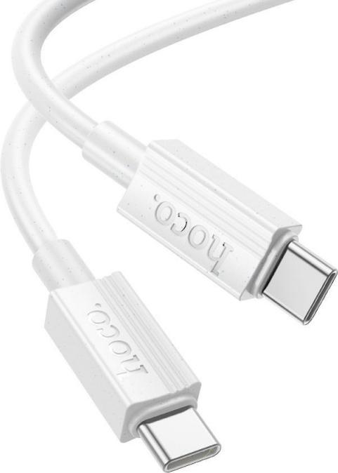 Hoco USB-C to USB-C X107, 60W, 3A, 1m, White (1 m)