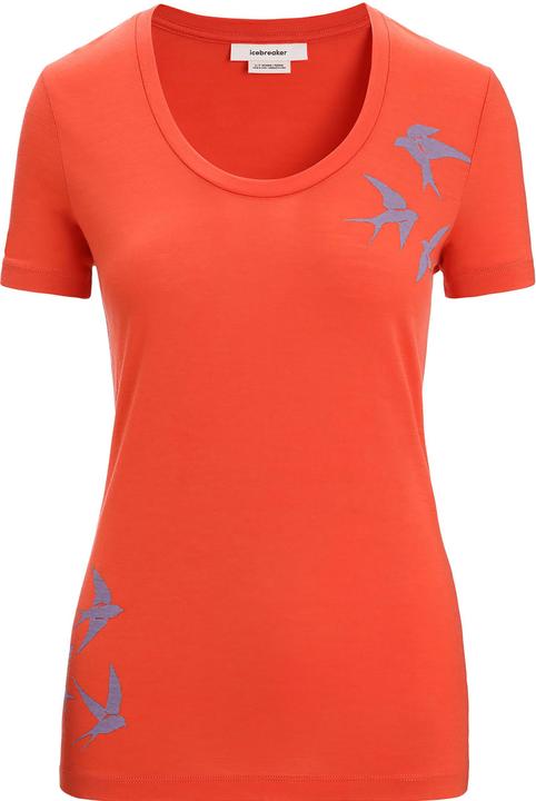 Image du produit Icebreaker Femmes Tech Lite II S/S Scoop Swarming Shapes (S)