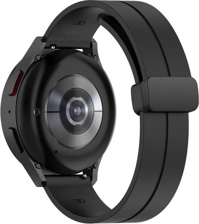 Produktbild Cover-Discount Silikon Ersatzarmband 20mm schwarz (20 mm, Silikon)