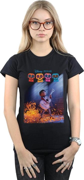 Immagine prodotto Disney Coco Miguel Playing Guitar Maglietta Donna (XXL)
