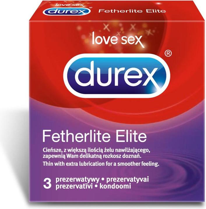 Image du produit Durex Fetherlite Elite thinner condoms with more gel 3pcs (3 pcs)