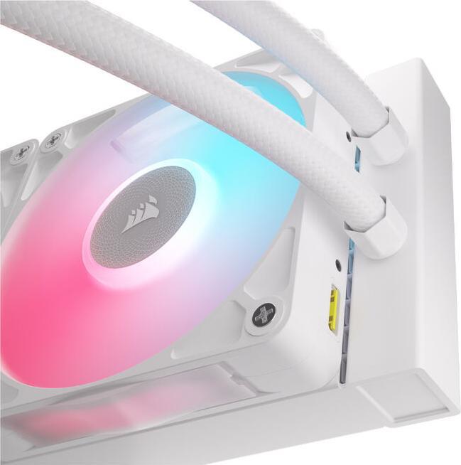 Actual product image Corsair iCUE LINK TITAN 240 RX LCD White AIO, 240mm Radiator, Liquid CPU Cooler (275 mm)