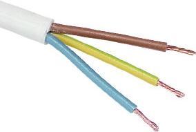 Produktbild Eneroid Leitung H03VV-F, 3x0,75, 50m, weiss (50 m)