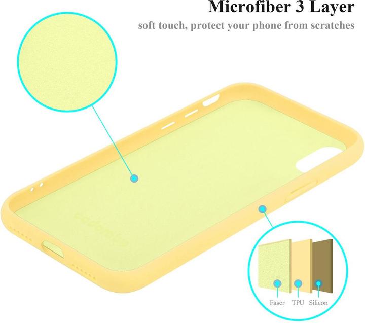 Immagine prodotto Cadorabo Copertura della cassa del silicone liquido TPU (Apple iPhone X)