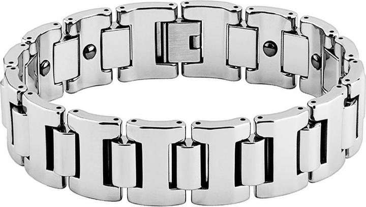Produktbild Star Piercing Gliederarmband silber Kanten gebrochen (Wolfram, ohne Messing)