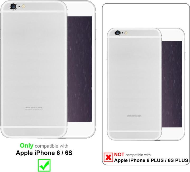 Actual product image Cadorabo Hard Cover Mandala Cover (Apple iPhone 6)