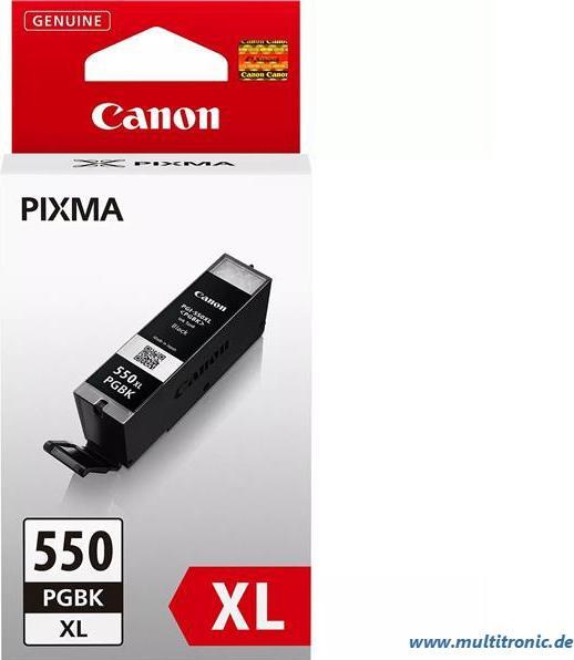 Actual product image Canon Pgi-550xl (PGBK)