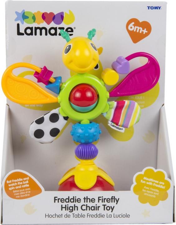 Actual product image Tomy Lamaze Freddie the Firefly High Chair Toy