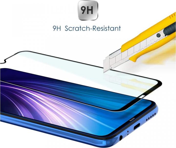 Immagine prodotto Screenguard Xiaomi Redmi Note 8 Pellicola di vetro protettiva a schermo intero 2.5D 9H (1 Pezzo/i, Xiaomi Redmi Nota 8)