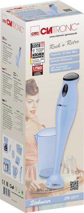 Immagine prodotto Clatronic SM 3577 Frullatore manuale con ciotola per frullare
