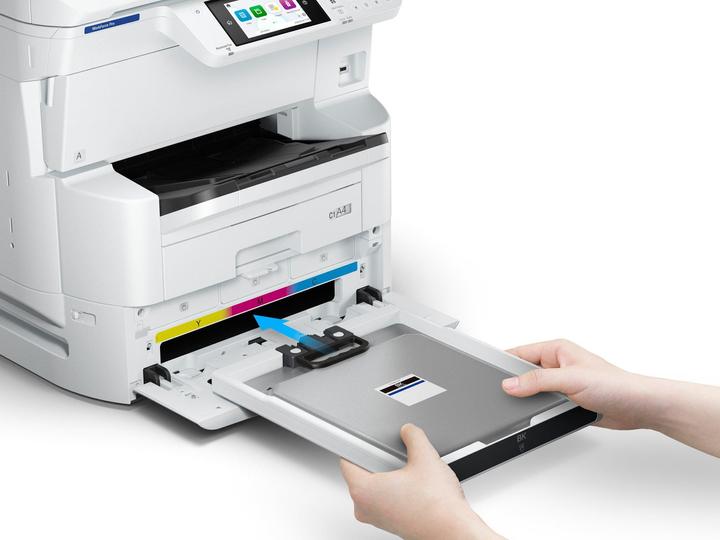 Produktbild Epson Workforce Pro Inkjet Far-Drucker 4in1 Blauer Engel (Schwarz-Weiss)