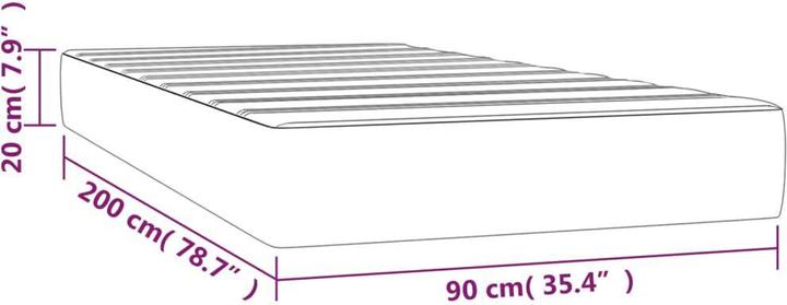 Immagine prodotto VidaXL Waidgund (90 x 200 cm, Nucleo della molla)
