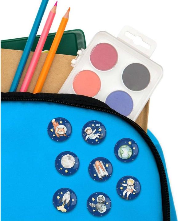 Actual product image Papierdrachen 8 Mini Buttons - Astronaut