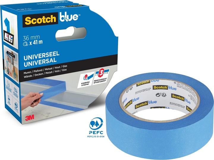Actual product image Scotch Painter's Tape Multi-Surface 70% PEFC (36 mm)
