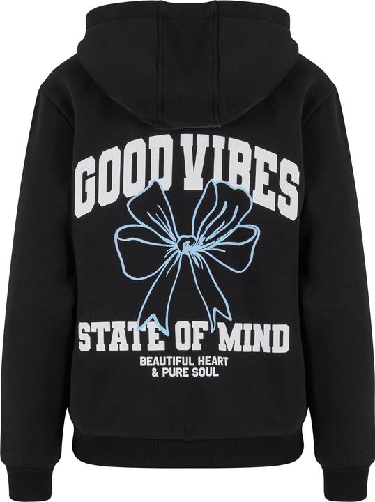 Produktbild Miss Tee Good Vibes Bow Ladies Fluffy Hoody - 179957 (XL)