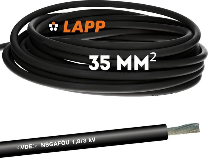Produktbild Lapp 10m 1600307 NSGAFÖU 1 x 35 mm² Schwarz I Flexibeles Kabel mit Gummi-Isolierung (10 m)