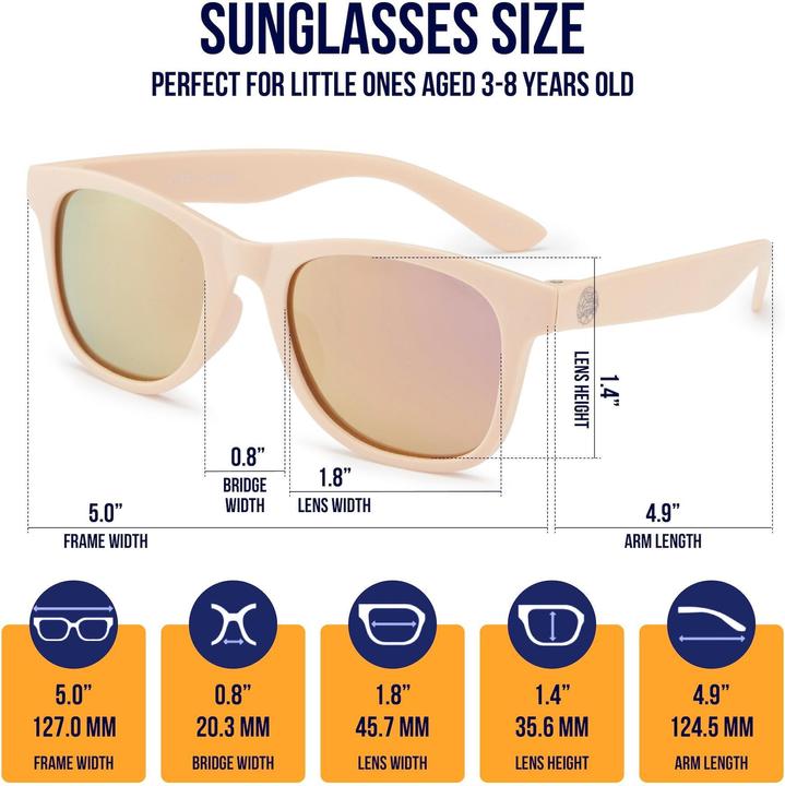 Produktbild Baby Sunnies Kinder-Sonnenbrille mit Band Hellblau
