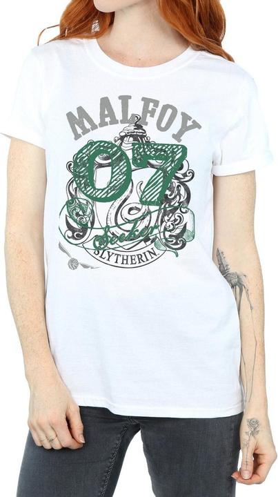 Image du produit Femme/Les femmes Seeker Draco Malfoy - T-shirt boyfriend en coton (S)