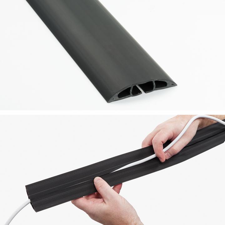 Produktbild Steffen D-Line Aufbodenkanal (Kabelkanal, 100 cm)