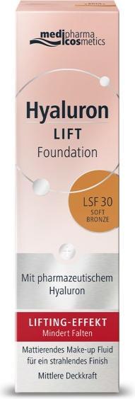 Produktbild Medipharma cosmetics Hyaluron Lift Foundation LSF30 soft bronze mit Lifting-Effekt, 30 ml Creme