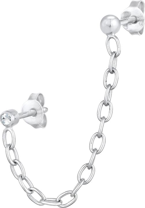 Elli Ear Chain (925er Sterling Silber, Glaskristall)
