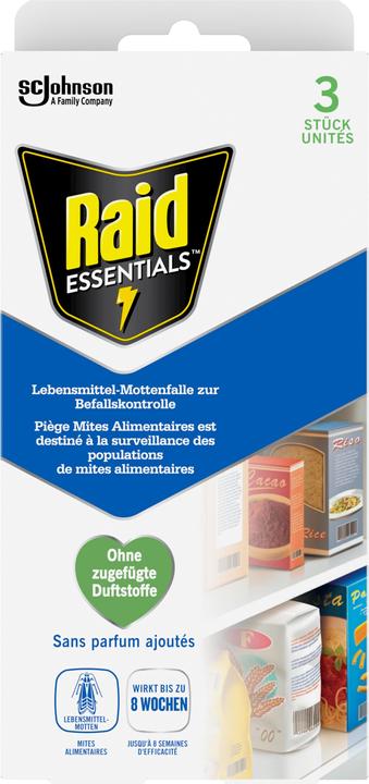 Produktbild Raid Essentials Lebensmittel-Mottenfalle zur Befallskontrolle