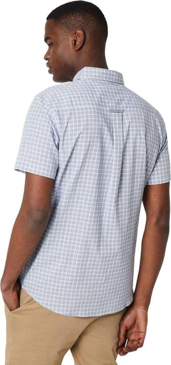 Actual product image Universal Textiles Mens Tonal Check Textured Short-Sleeved Shirt (XL)