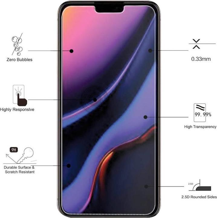 Actual product image Eiger Mountain Glass Clear (1 Piece, Apple iPhone X, Apple iPhone XS, Apple iPhone 11 Pro)
