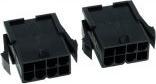 Actual product image Phobya VGA Power Connector 8Pin female, 2 pieces