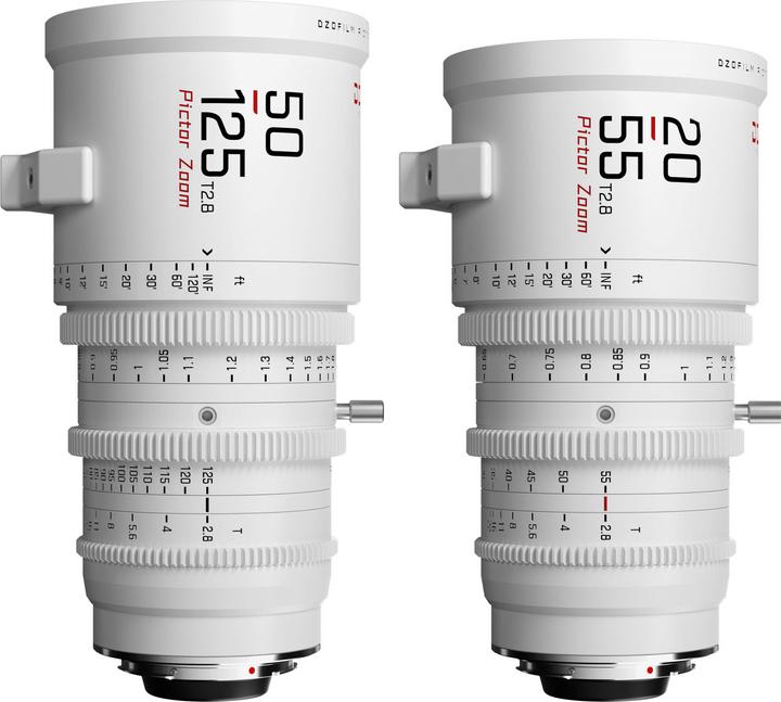 Produktbild Dzofilm Pictor Zoom 2-Lens Kit (50-125/20-55 T2.8) White (L-Mount)