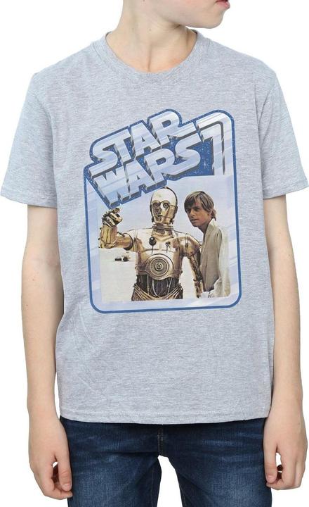 Produktbild Star Wars Luke Skywalker And C3PO TShirt Jungen (152, 158)