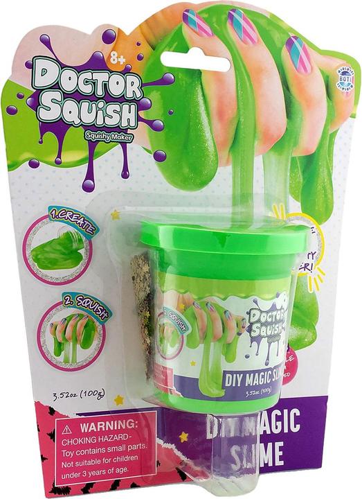 Actual product image Boti Doctor Squish Slime - Green, 100 grams