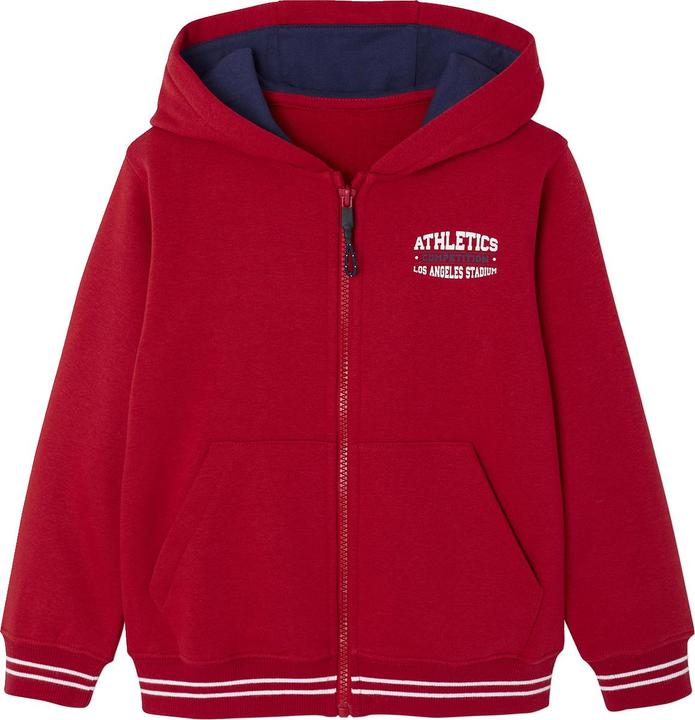Vertbaudet Jungen Sportjacke mit Kapuze und Recycling-Polyester