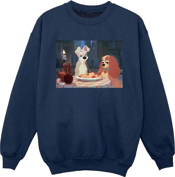 Disney Lady And The Tramp Spaghetti Photo Sweatshirt Jungen