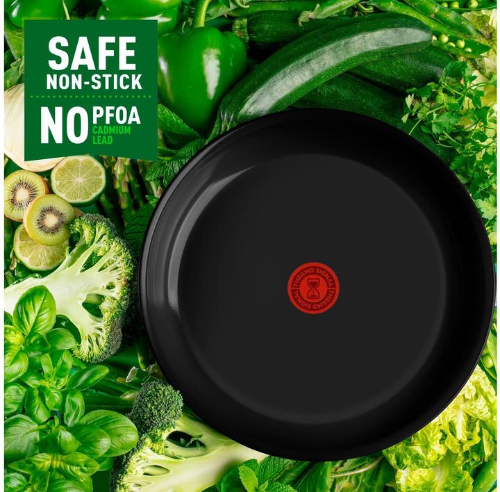 Produktbild Tefal Bratpfanne Renew Black On 24cm (24 cm, Bratpfanne, Aluminium, Keramik)