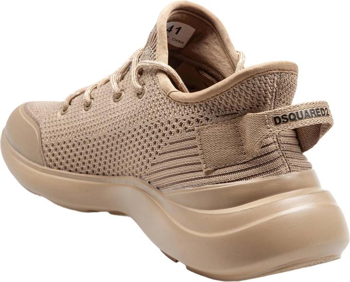 Produktbild Dsquared2 fly stretch knit sneakers khaki color (41)